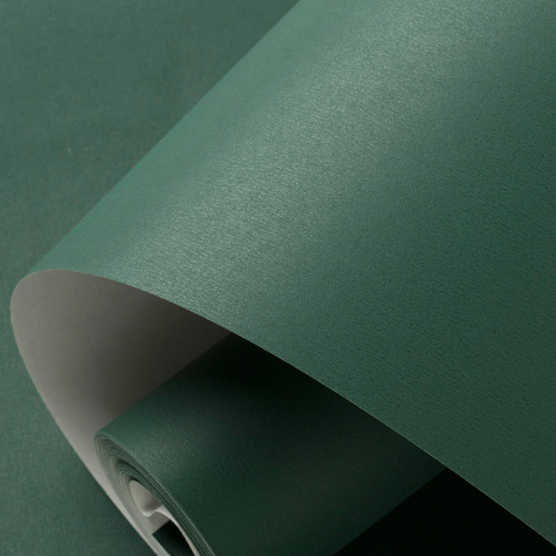 Minimalist Style Wallpaper Roll Pastel Color Plain Wall Covering, 33' L x 20.5" W