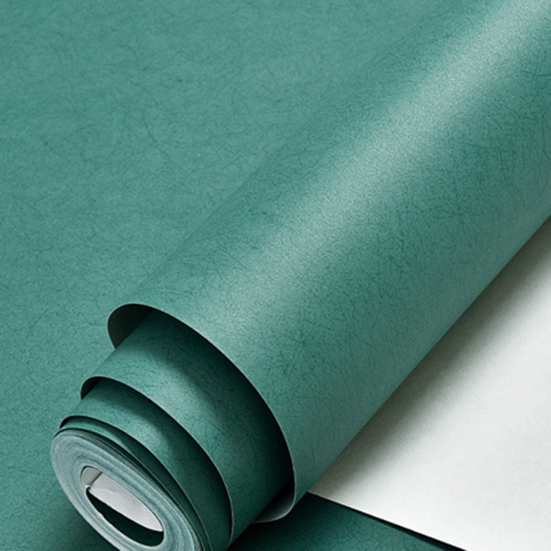Solid-Colored Pattern Wallpaper Roll Pastel Color Textured Non-Pasted Wall Decor