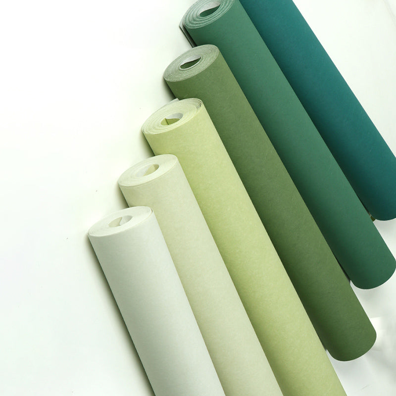 Plain Wallpaper Roll Minimalist Style Non-Pasted Living Room Wall Decor, 57.1 sq-ft