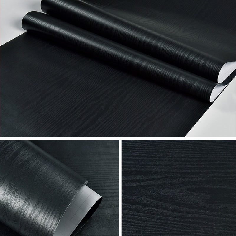 Industrial Wallpaper Border Wood Printing Stick on Wall Covering, Multiple Colors