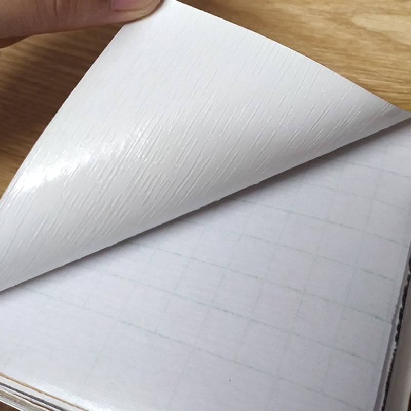 Faux Wood Wallpaper Roll Peel and Paste Industrial Living Room Wall Decor, 6.5 sq-ft