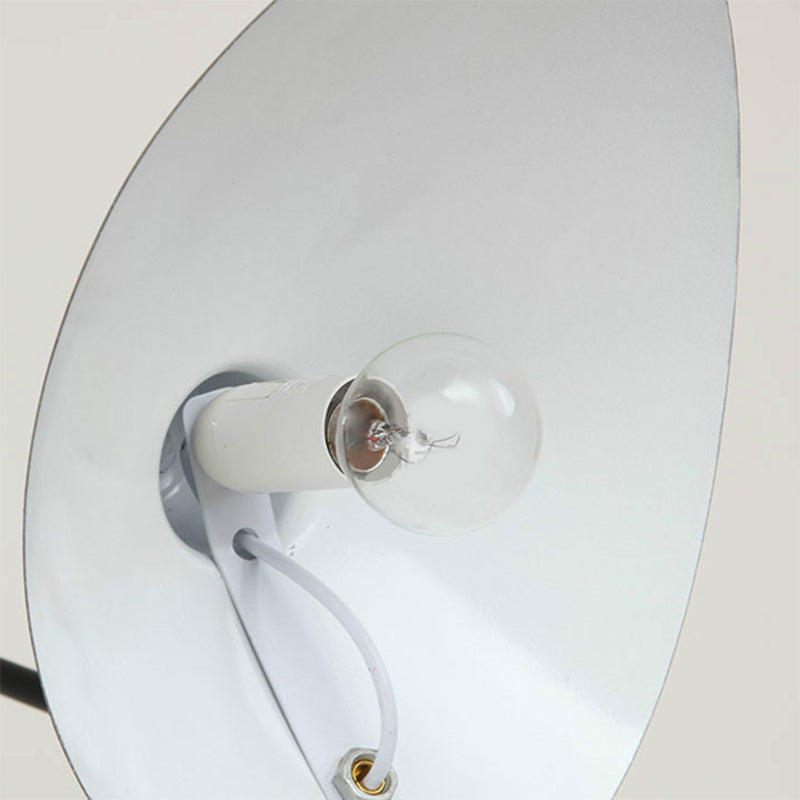 Metallic Duckbill Shade Wall Lamp Modern Style 1 Head Black Finish Sconce Lighting with Straight/Curved Arm