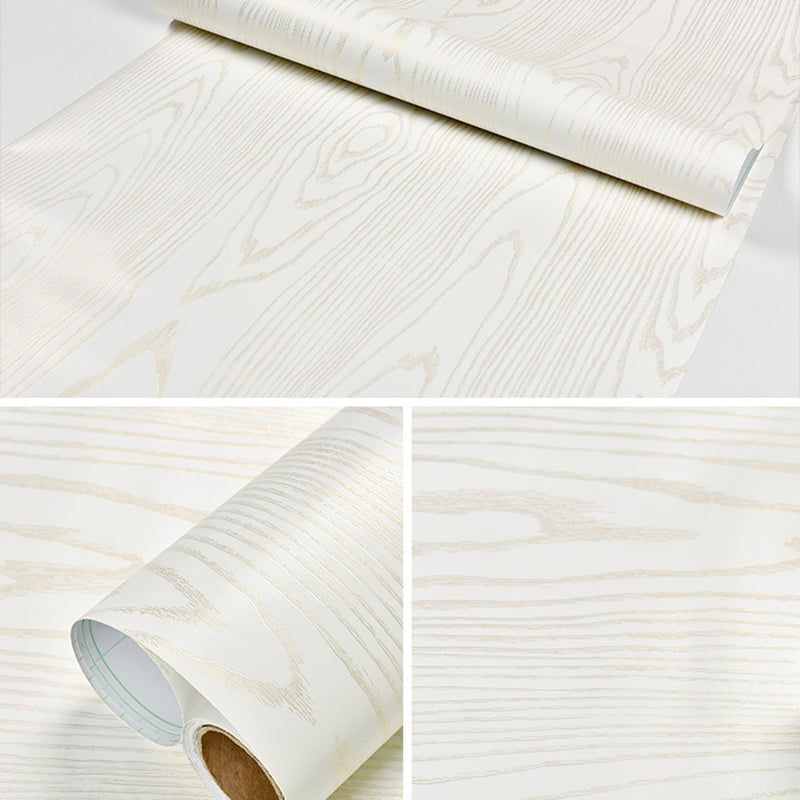 Multi-Color Reclaimed Wood Wallpaper Roll Peel and Stick Industrial Living Room Wall Art