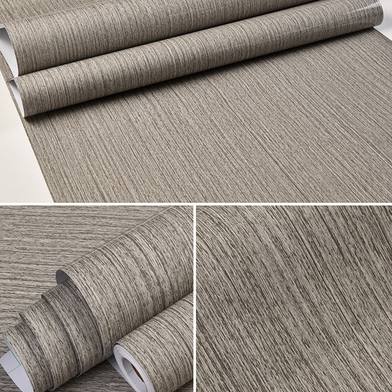 Multi-Color Reclaimed Wood Wallpaper Roll Peel and Stick Industrial Living Room Wall Art