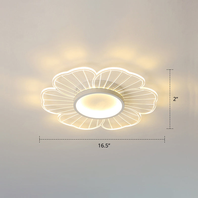 Acryl-Blumen-Deckenleuchte, moderne LED-Unterputzleuchte für Schlafzimmer