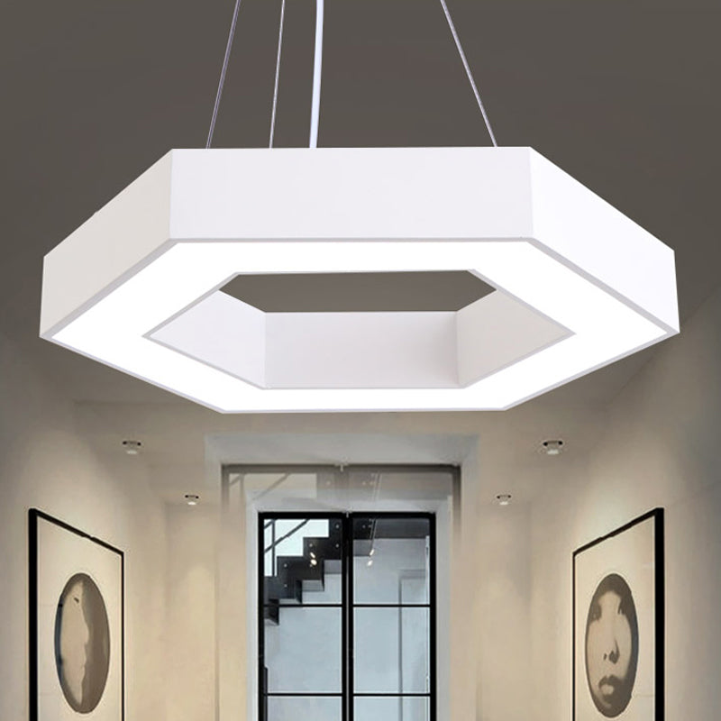 Green/Blue/Red Honeycomb Pendant Lighting Contemporary Led Metal Ceiling Lamp in White/Warm/Natural Light