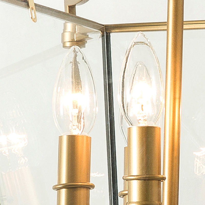 4 lichten metaal hangende kroonluchter traditionele gouden kaarsenstijl eetkamer hanglamp lampje