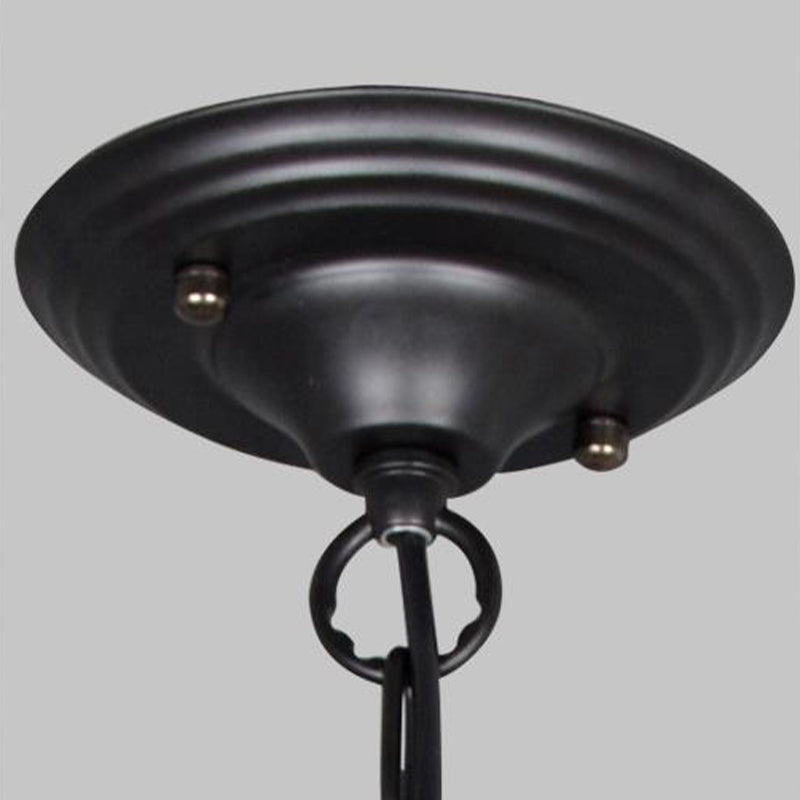 5/6 Lichten metalen hangers kroonluchter klassieke zwarte gezwilde arm woonkamer hangende plafond armatuur