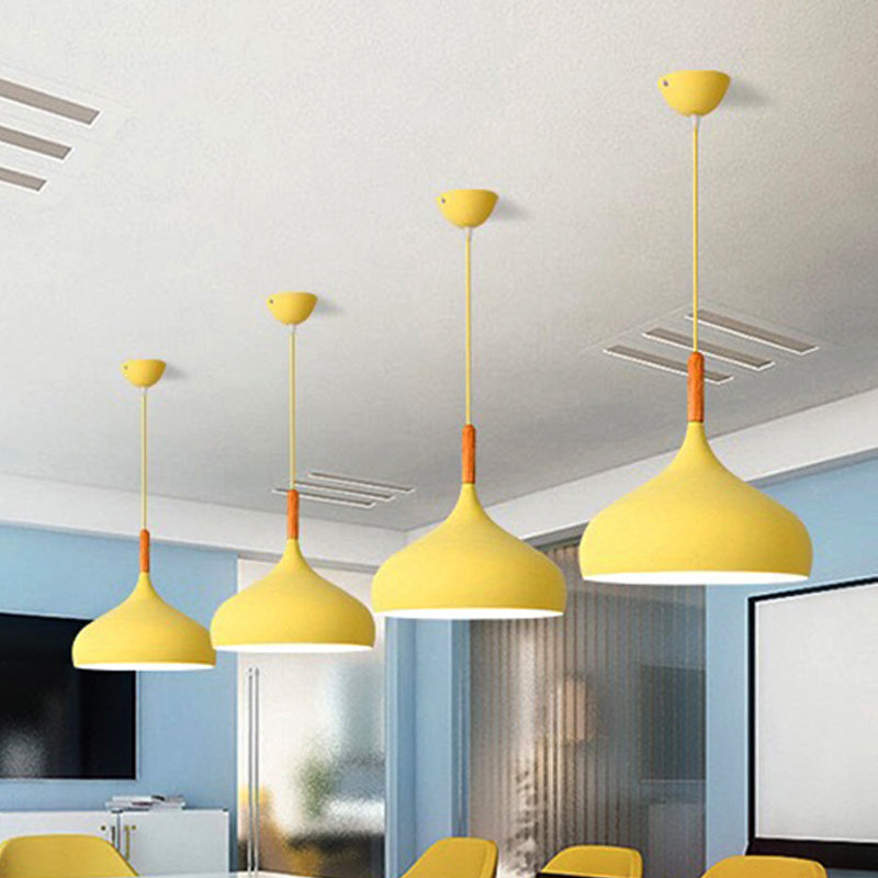 9,5 "/12.5"/14 "W Teardrop -Anhängerbeleuchtung im nordischen Metall Metal 1 hellschwarz/weiß/gold hängendes Licht