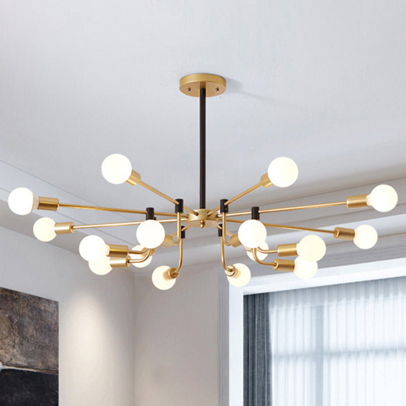 Glasmodo Anhänger Beleuchtung mehrköpfiger moderner atemberaubender Kronleuchter für die Küche