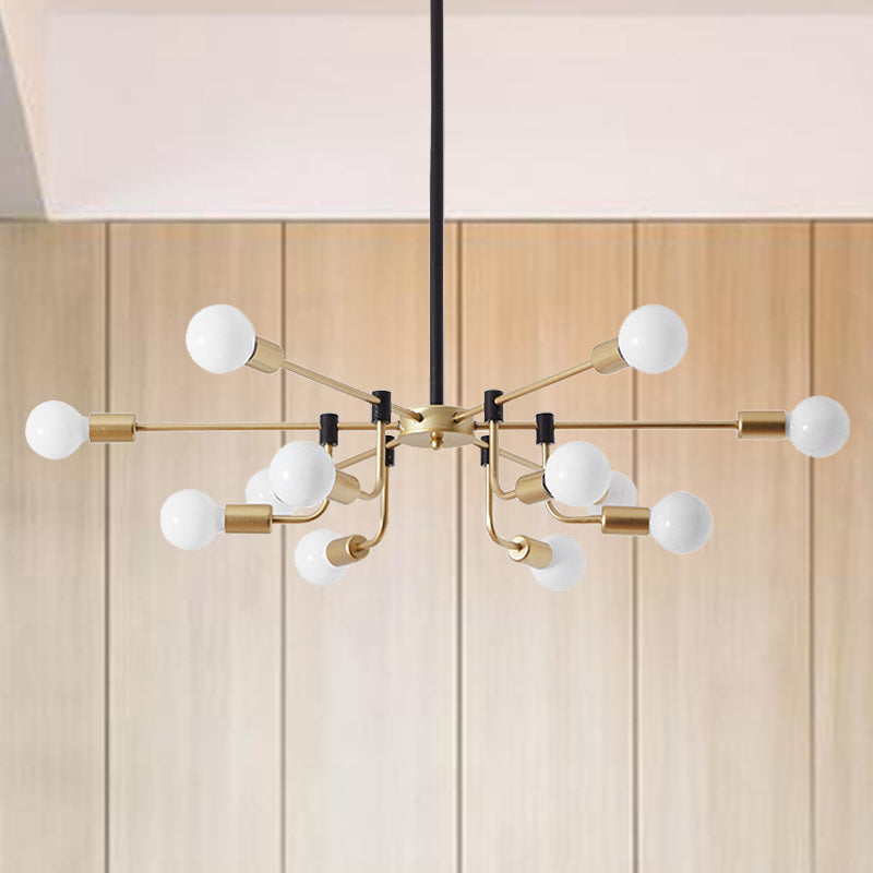 Glasmodo Anhänger Beleuchtung mehrköpfiger moderner atemberaubender Kronleuchter für die Küche