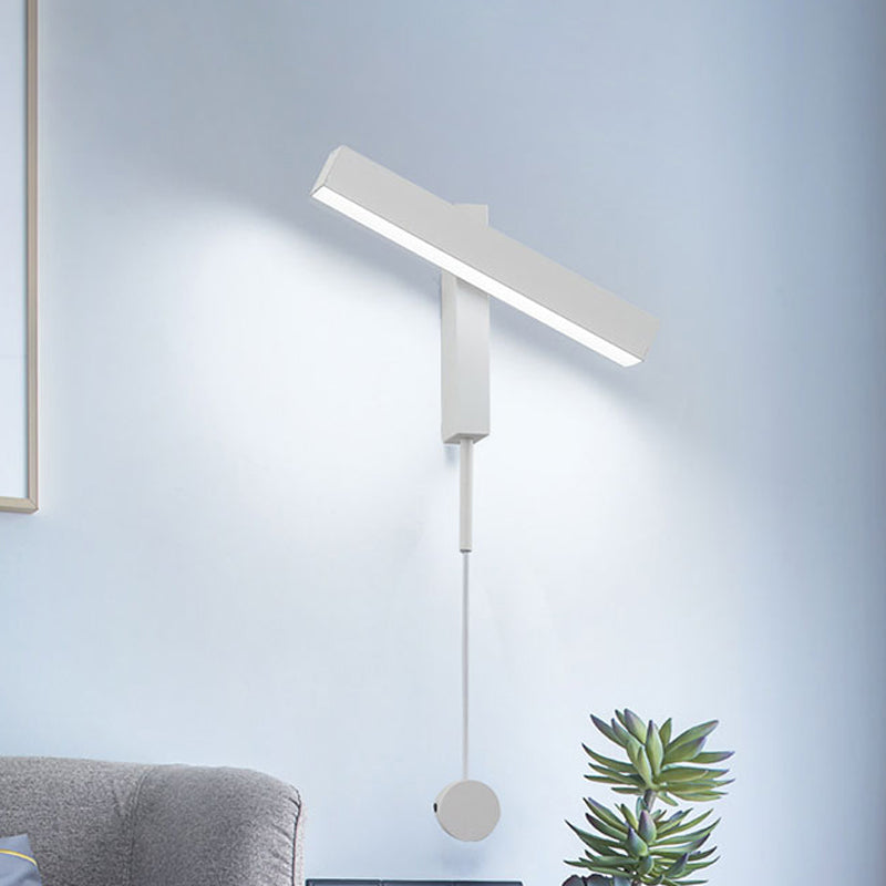 Roteerbare balk wand sconce licht metalen led warme licht wandlamp in eigentijdse stijl