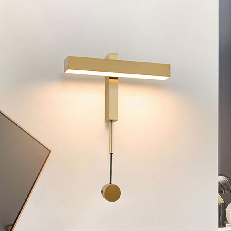 Roteerbare balk wand sconce licht metalen led warme licht wandlamp in eigentijdse stijl