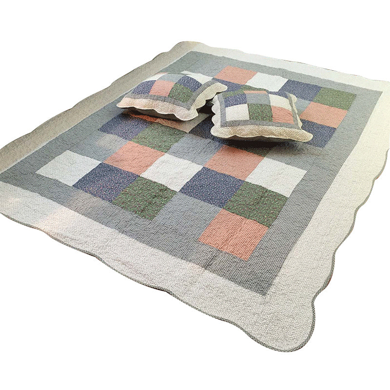 Minimalistisch decoratietapijt Meerkleurig geruit bedrukt binnentapijt Katoen antislip Huisdiervriendelijk tapijt