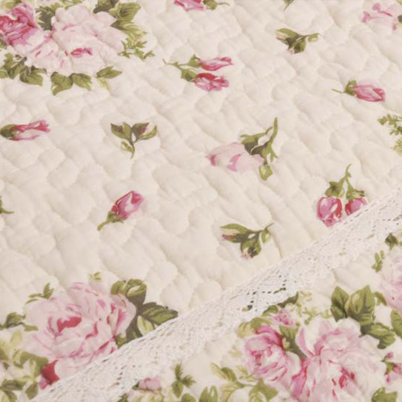 Mehrfarbiger, lässiger Teppich aus Baumwolle mit Blumenmuster für den Innenbereich, rutschfeste Rückseite, pflegeleichter Teppich für die Inneneinrichtung