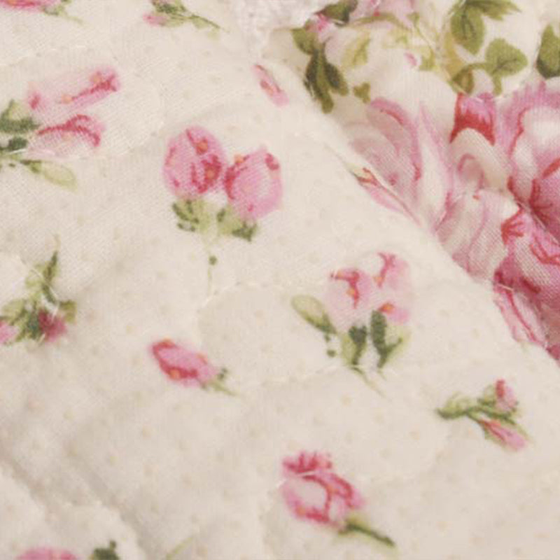 Multi Colored Casual Rug Cotton Flower Printed Indoor Rug Anti-Slip Backing Easy Care Area Carpet for Home Decor