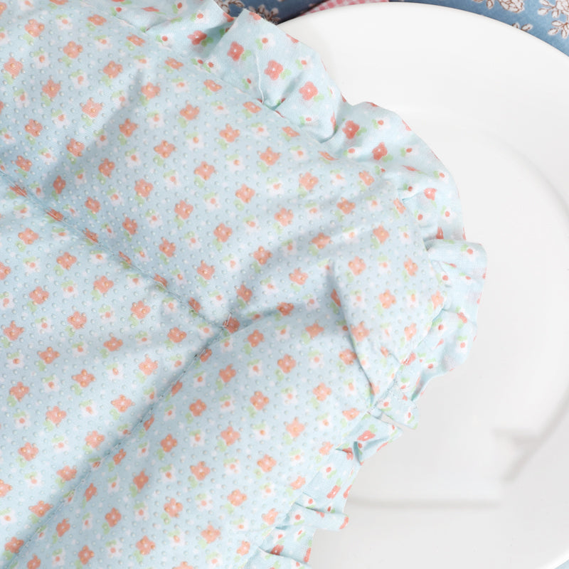 Nordic Plaid Printed Rug Multicolored Cotton Indoor Rug Anti-Slip Pet Friendly Easy Care Area Carpet for Room