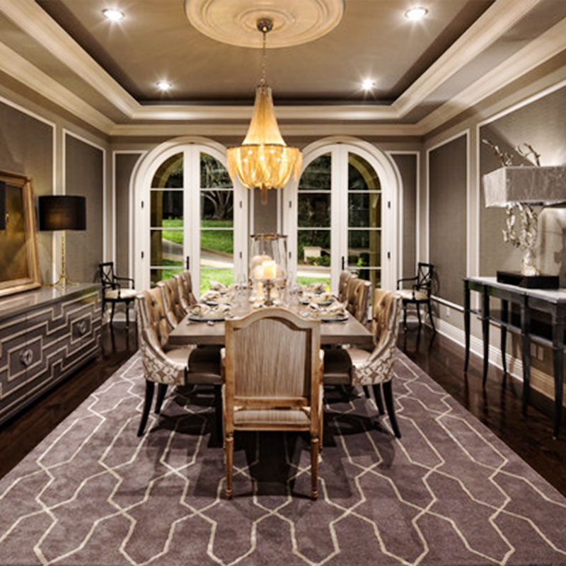 Eigentijds rijk kroonluchter aluminium ketting eetkamer plafond suspensielamp