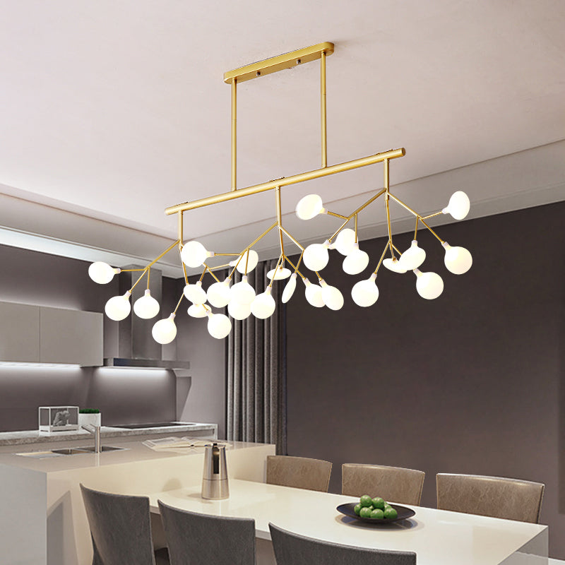 Firefly Island Pendant Postmodern Metal 36 Heads Restaurant Ceiling Suspension Lamp