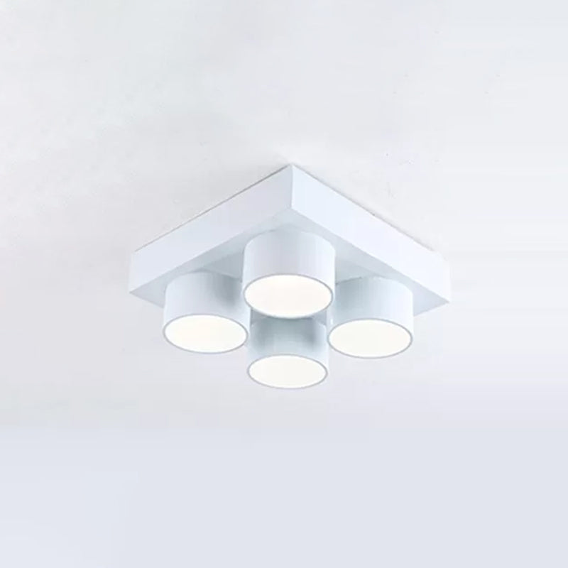 Spielzeug Brick Kindergarten Flush Ceiling Light Metal Creative Kids LED Flush Mount Halterung