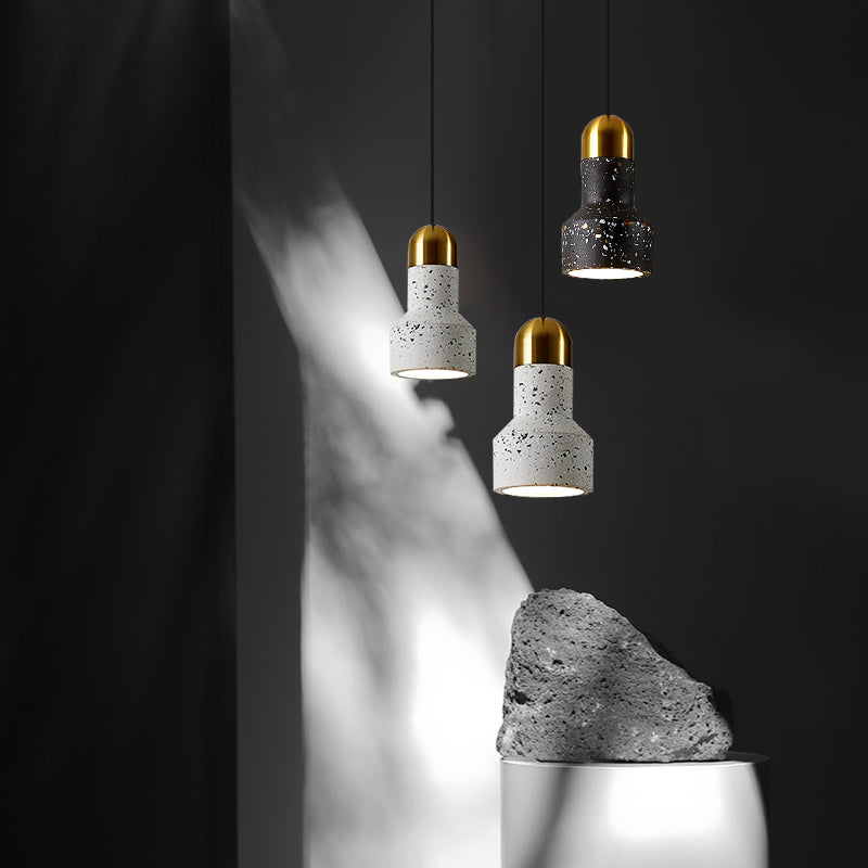 Zaklampvormige woonkamer naar beneden verlichting Terrazzo 1 bol Noordse plafond hanger lamp