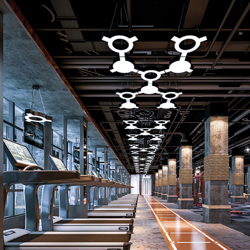 Lampada a led molecolare MODERNIST MODERMIST METAL SOSPENSIONE PENDANTE LUCE PER GYMNASIU