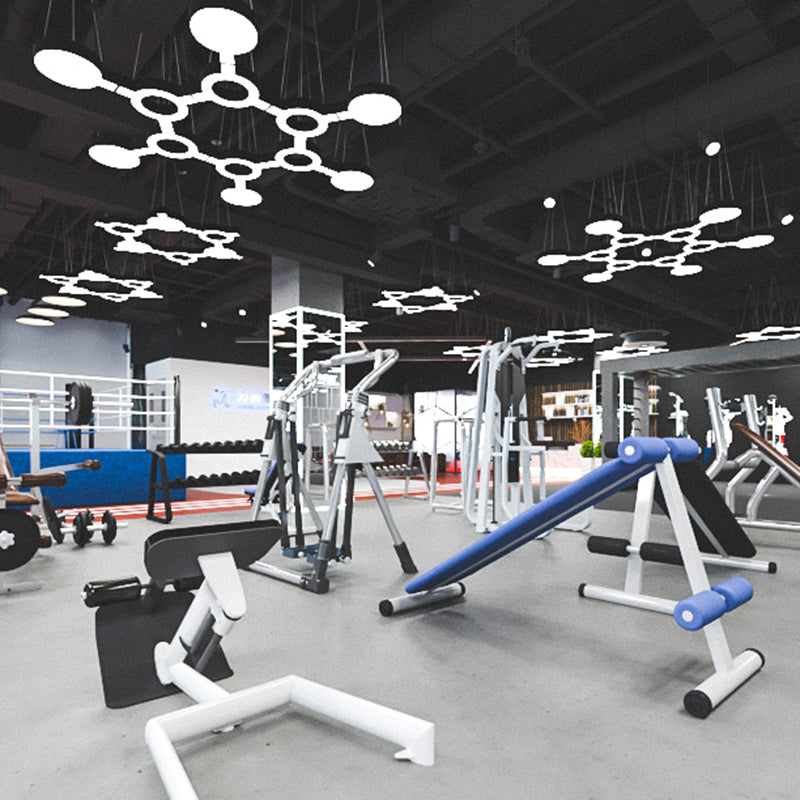 Lampada a led molecolare MODERNIST MODERMIST METAL SOSPENSIONE PENDANTE LUCE PER GYMNASIU