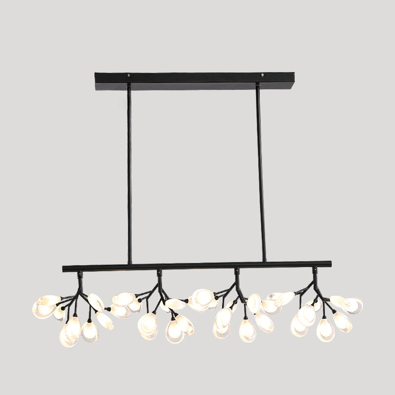 Glowworm Island Lighting Fixture Simplicity Acrylic 36 Bulbs Dining Room Ceiling Light