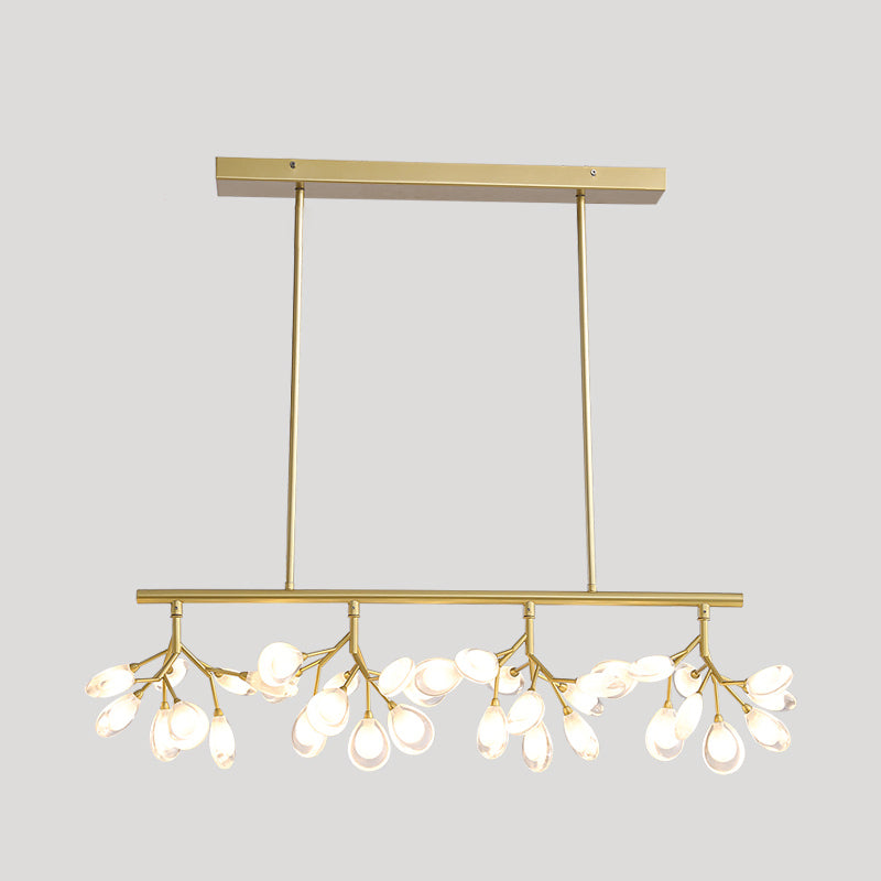 Glowworm Island Lighting Fixture Simplicity Acrylic 36 Bulbs Dining Room Ceiling Light