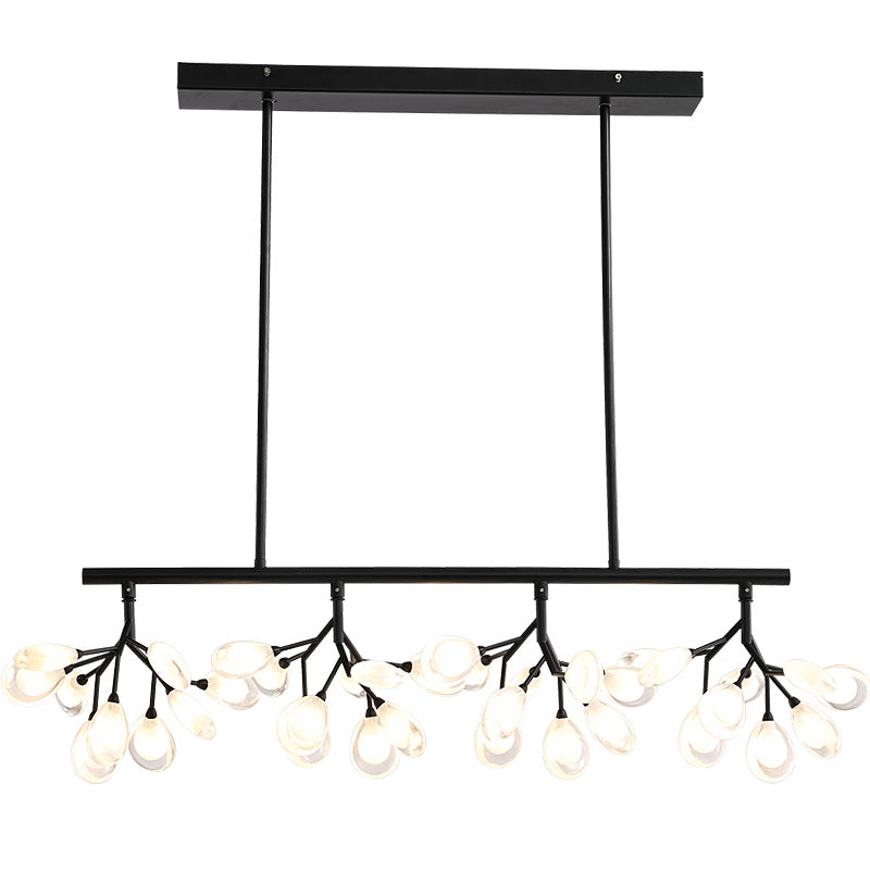 Glowworm Island Lighting Fixture Simplicity Acrylic 36 Bulbs Dining Room Ceiling Light