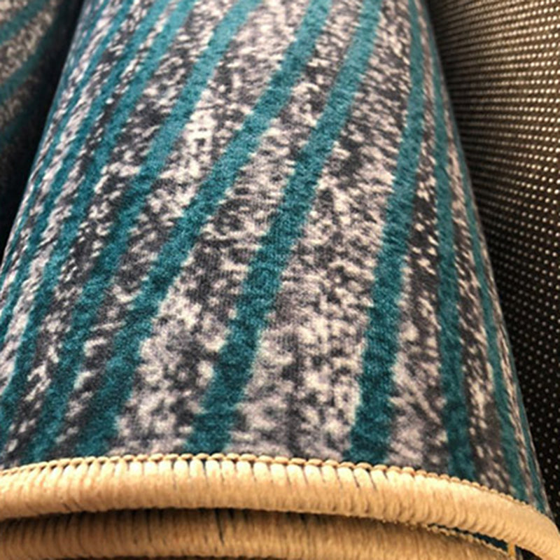 Comfort Geometric Printed Rug Multicolored Polyster Area Carpet Anti-Slip Backing Stain-Resistant Indoor Rug for Living Room