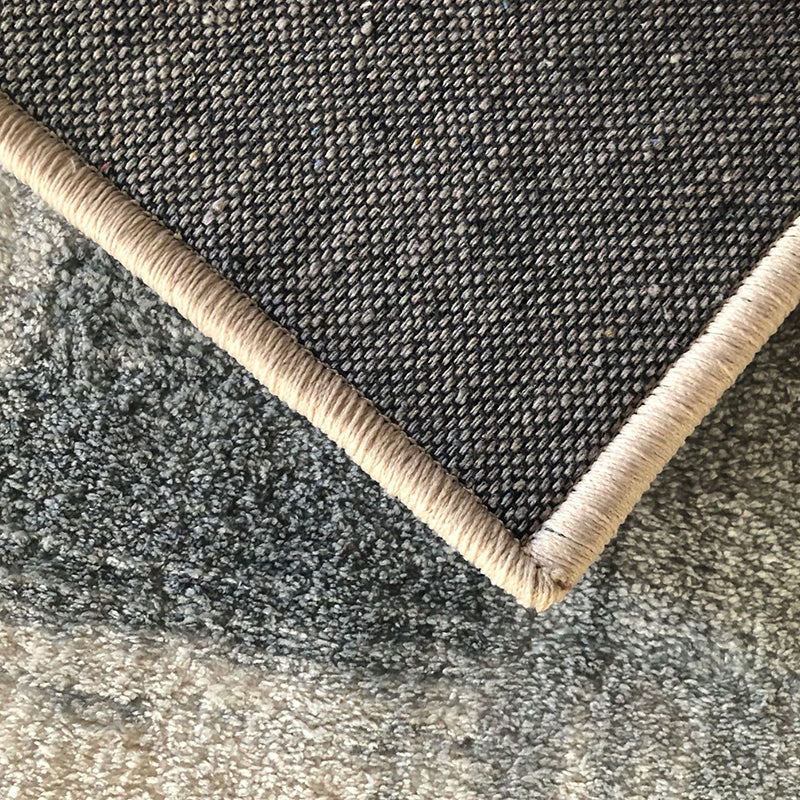 Nordischer Deko-Teppich, mehrfarbig, geometrisch bedruckt, Synthetik, rutschfest, haustierfreundlich, für den Innenbereich