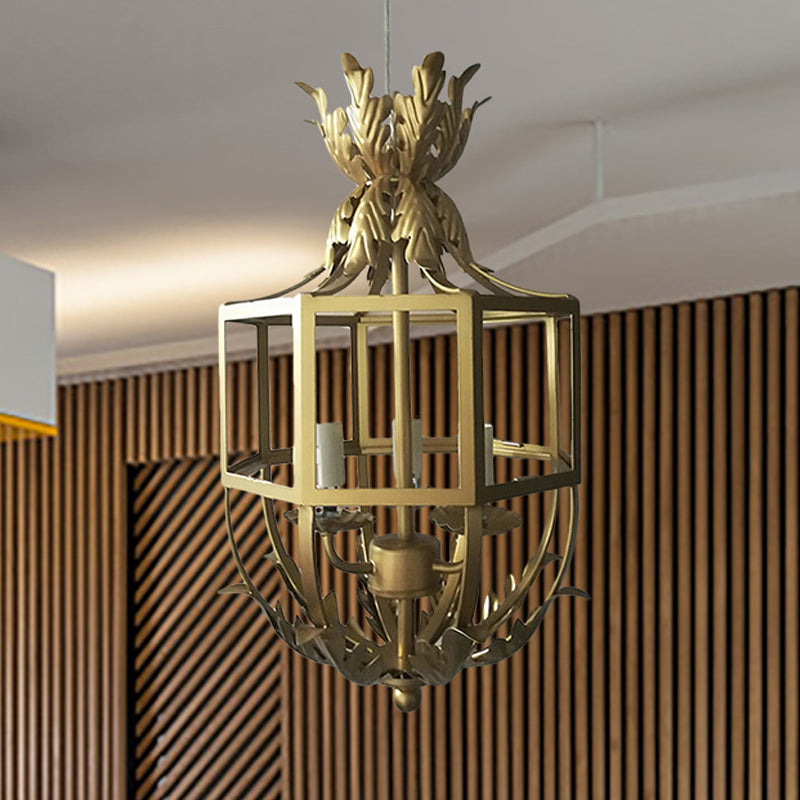 Lustre gris / blanc / or