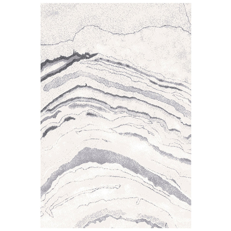 Multi Color Trendy Rug Polyster Abstract Printed Indoor Rug Pet Friendly Machine Washable Area Carpet for Parlor