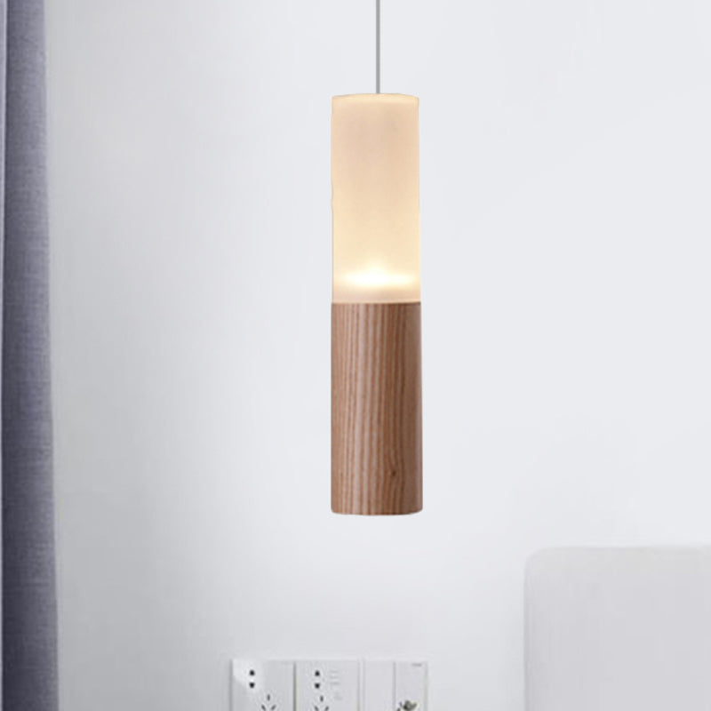 Röhrchen Holz LED Pendelleuchte zeitgenössische 1/5/7/9-köpfige Küchendecke Hängelampe mit Diffusor