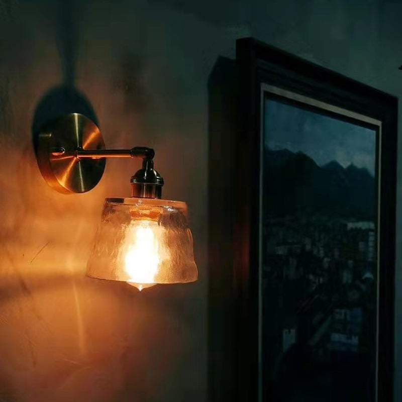 1-bulbina in vetro d'acqua SCONCE Vintage Vintage Affitto Affusod Camera Lettura Regolabile Luce
