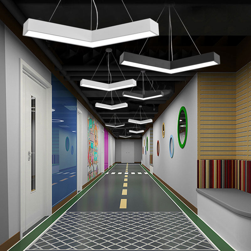 Metaal V -vormig plafondspoelmontage Licht Simplicity Led Flush Light voor ontvangstruimte