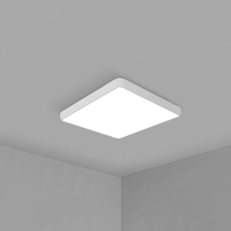 Simplicity Ultrathin Flush Ceiling Light Fixture Acrylic LED Conference Room Flushmount Lighting