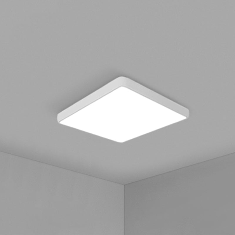 Simplicity Ultrathin Flush Ceiling Light Fixture Acrylic LED Conference Room Flushmount Lighting