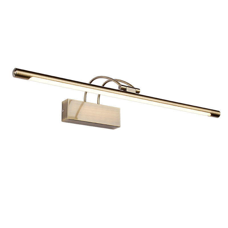 Tubular Vanity Wall Light Fixture Simplicity Acrylic Bathroom LED Sconce Lighting