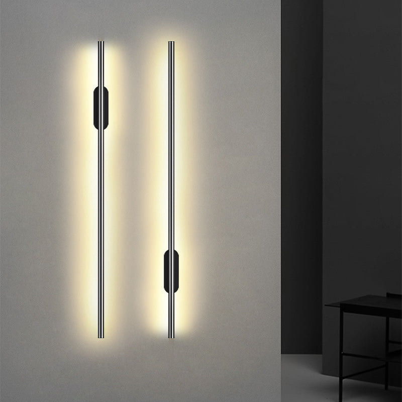 Luminaire mural LED à tige noire