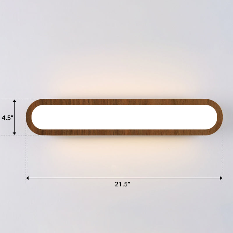 Sfonde a parete a filo oblungo semplicità LED LED Montata a parete con diffusore acrilico per corridoio