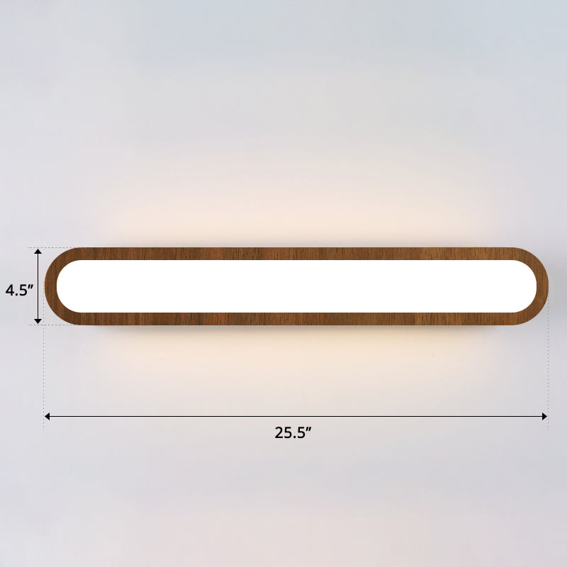 Sfonde a parete a filo oblungo semplicità LED LED Montata a parete con diffusore acrilico per corridoio