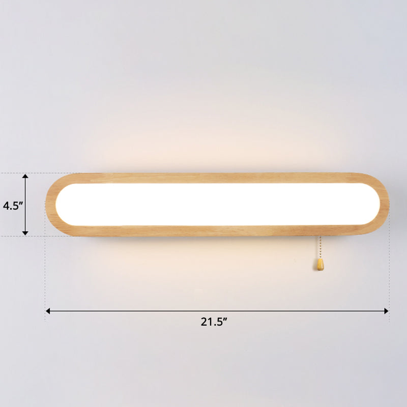 Sfonde a parete a filo oblungo semplicità LED LED Montata a parete con diffusore acrilico per corridoio