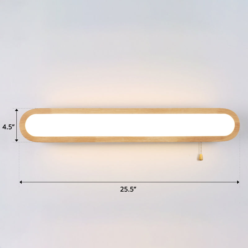 Sfonde a parete a filo oblungo semplicità LED LED Montata a parete con diffusore acrilico per corridoio