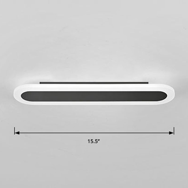 Acrylstange geformte Wandbeleuchtung Nordischer LED -Oberflächenwand -Wandleuchte für Korridor