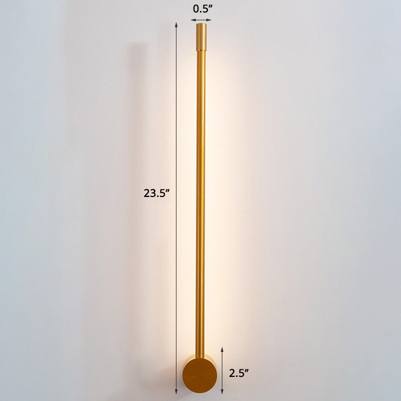 Escaleras de barra delgada lámpara de apliques de aluminio accesorio de iluminación montado en la pared LED minimalista