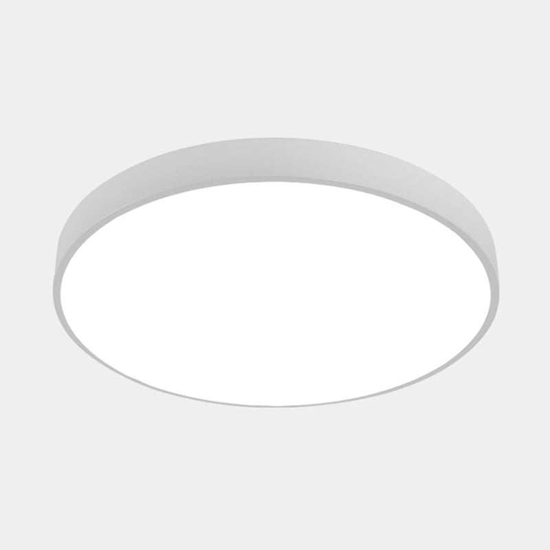 Éclairage de plafond nordique en métal d'appareil d'éclairage affleurant du couloir rond LED avec le diffuseur acrylique