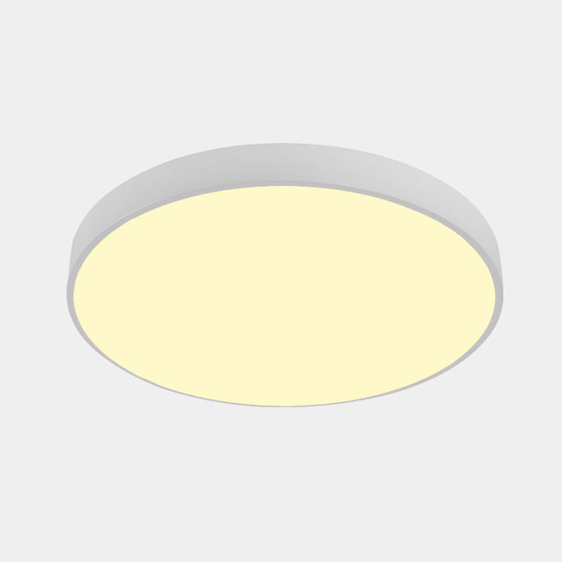 Ronde gang LED-inbouwlamp Metalen Scandinavische plafondverlichting met acryldiffusor