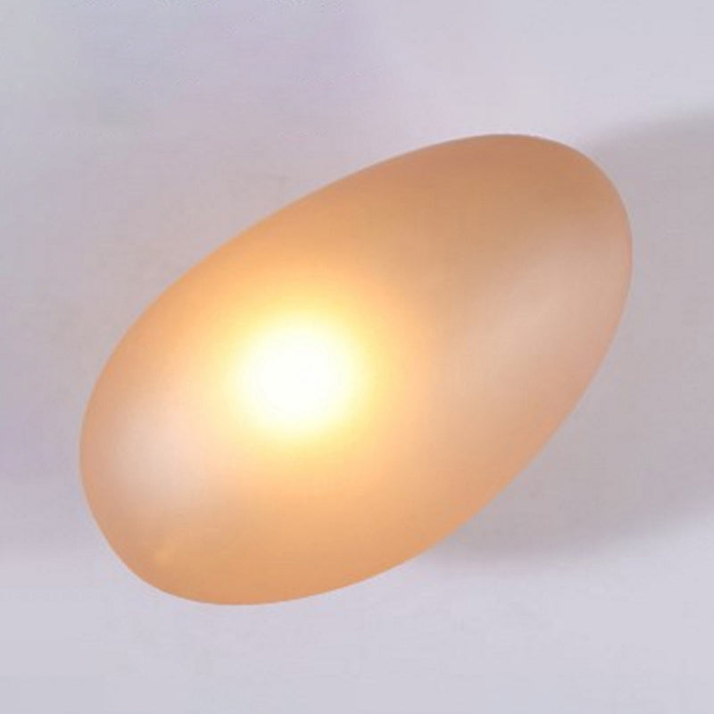 Vidrio con esmerilización de pared de pared de vidrio esmerilado Art Deco Luz de montaje de pared de 1 luces para sala de estar